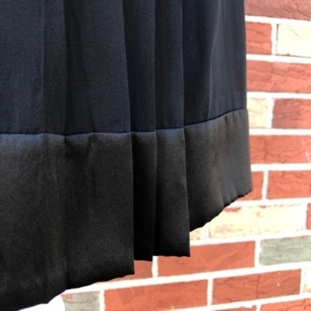 Carmen Marc Valvo Collection Black Silk Lattice Sleeveless Mini Dress 👗 - Picture 8 of 14